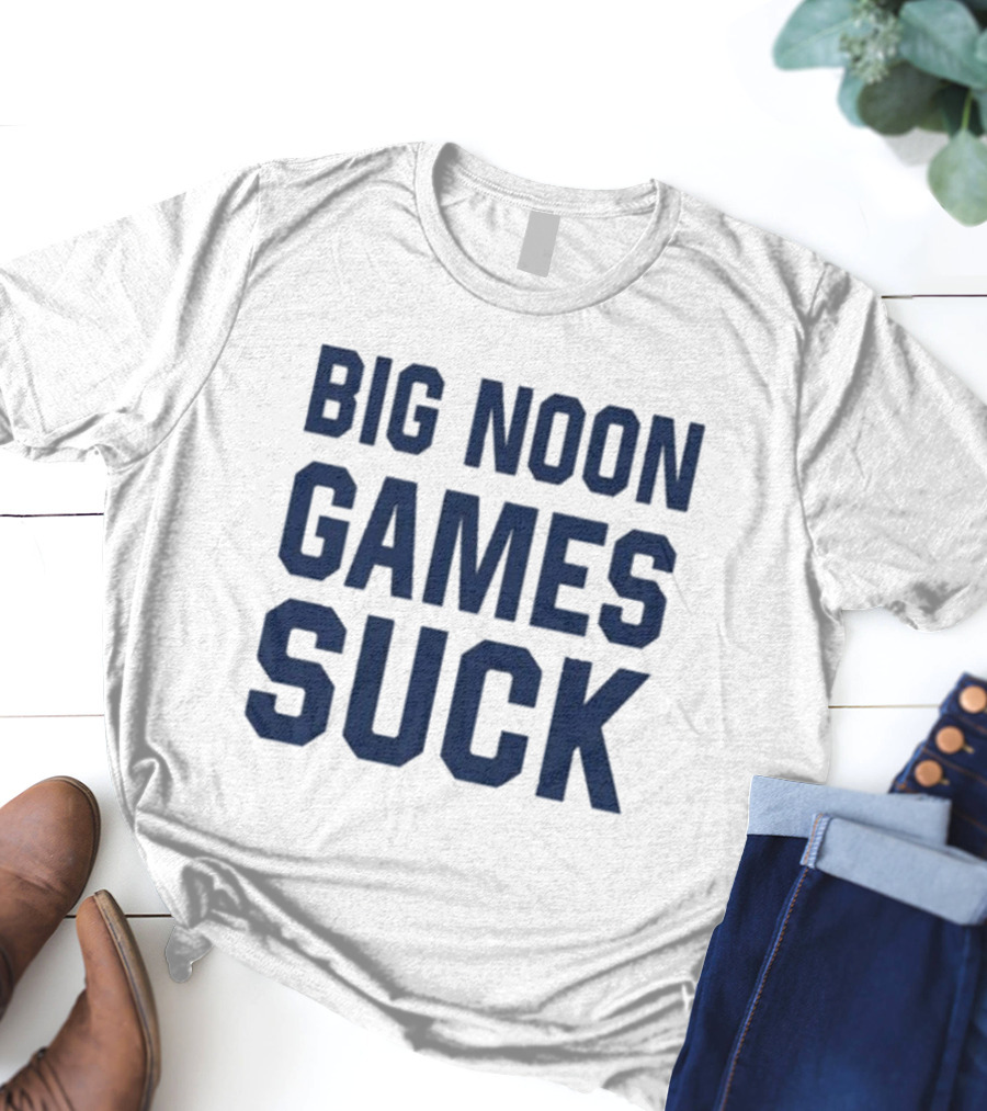 Jeremy Birmingham Big Noon Games Suck Football Commentary T-Shirt