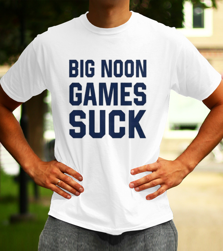 Jeremy Birmingham Big Noon Games Suck Football Commentary T-Shirt