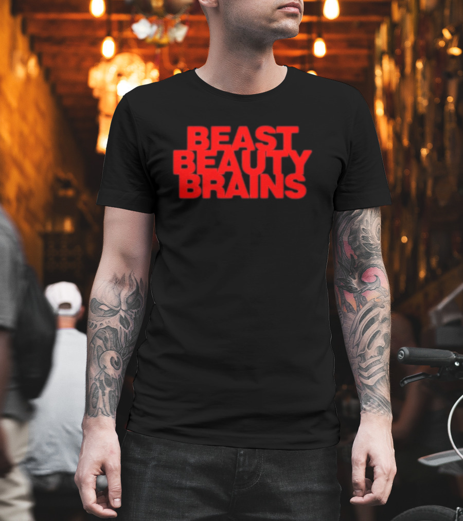 Ilona Maher Beast Beauty Brains Iconic Red T-Shirt