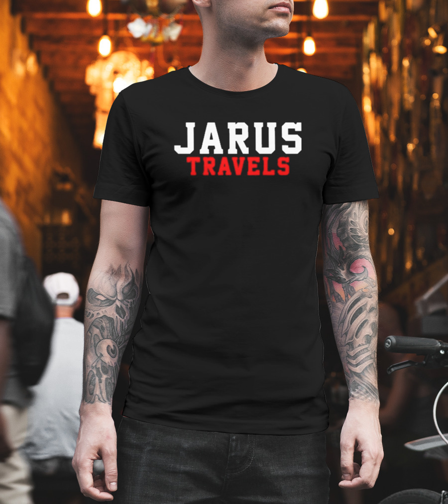 Pooja Wearing Jarus Travels T-Shirt