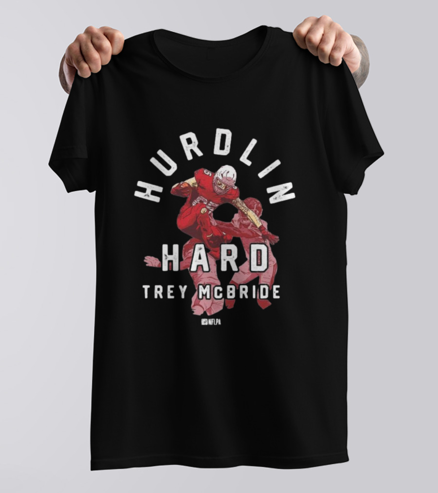 Hurdlin Hard Trey McBride NFLPA Arizona Cardinals T-Shirt