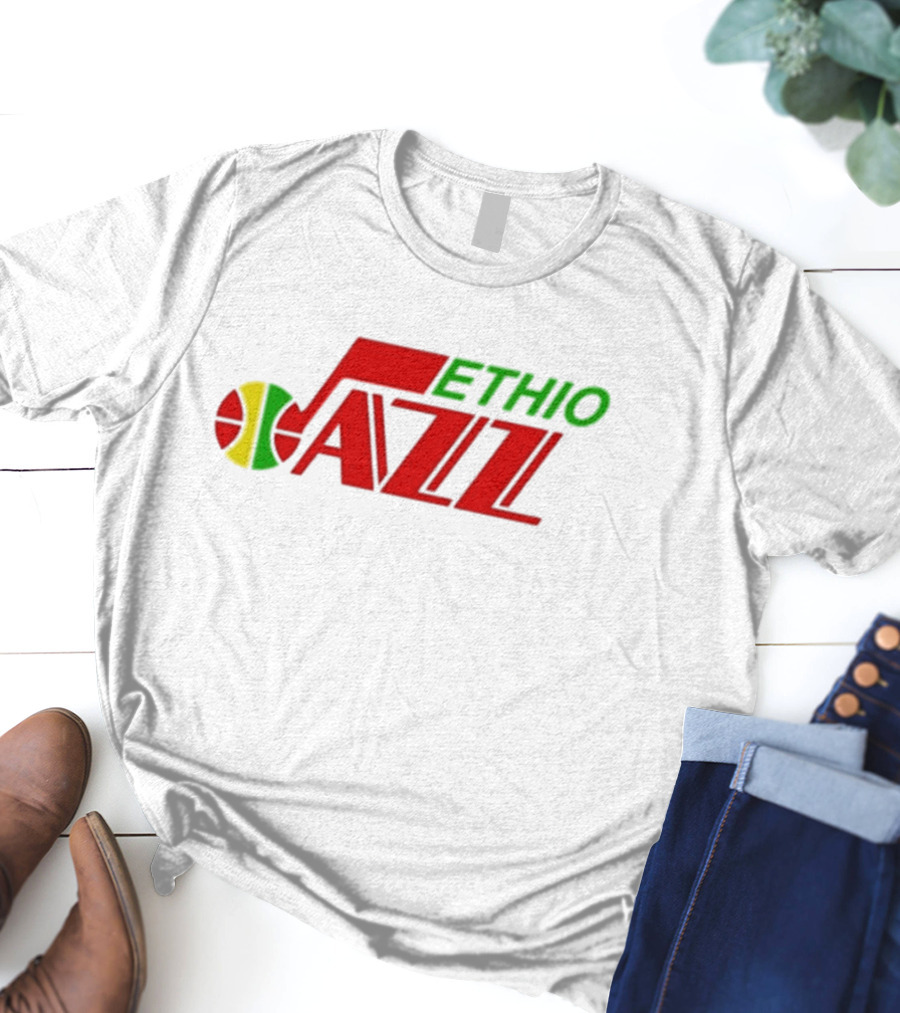 Awesome Tapes From Africa Ethio Jazz Music Basketball Note T-Shirt