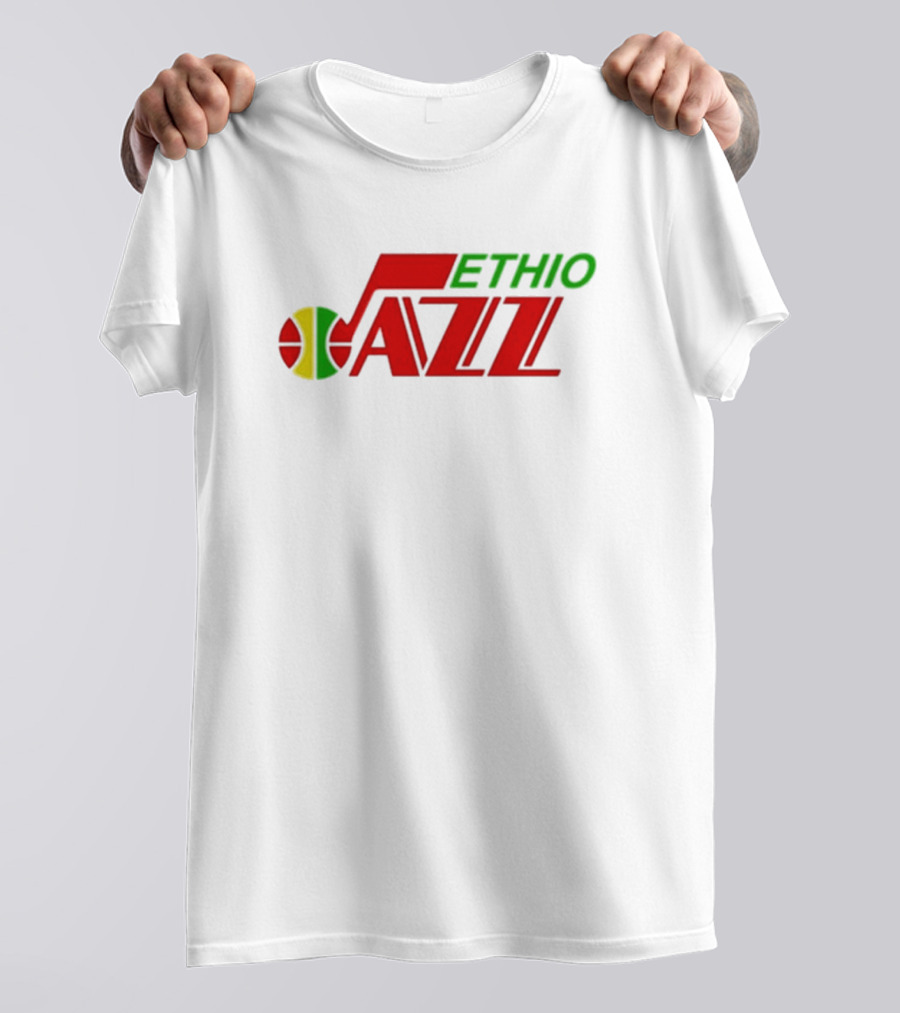 Awesome Tapes From Africa Ethio Jazz Music Basketball Note T-Shirt