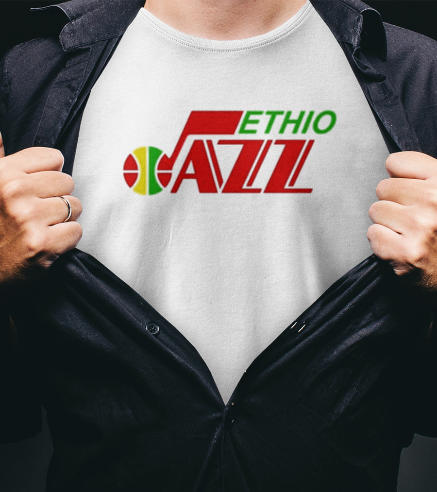 Awesome Tapes From Africa Ethio Jazz Music Basketball Note T-Shirt
