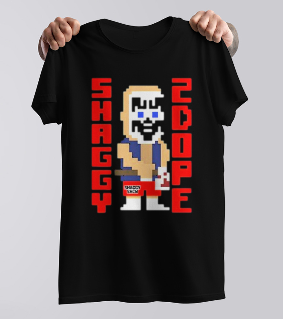Shaggy 2 Dope Retro Pixel Art From The Shaggy Show Video-game T-Shirt