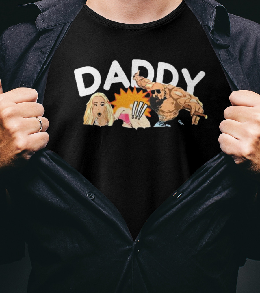 Daddy Call Me Andrew Tate Topg Punch Cartoon T-Shirt