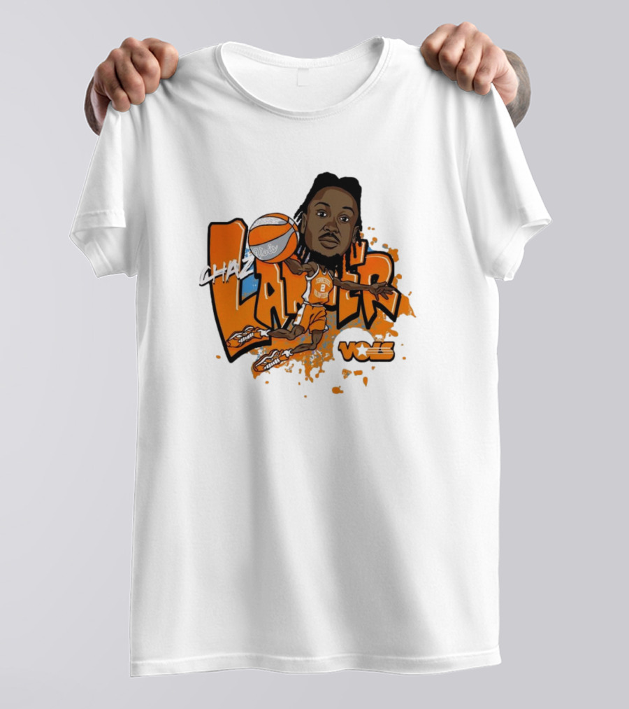 Chaz Lanier Tennessee Vols Basketball Caricature NCAA Volunteers T-Shirt