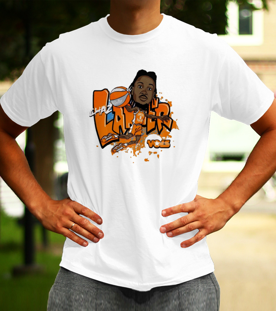 Chaz Lanier Tennessee Vols Basketball Caricature NCAA Volunteers T-Shirt