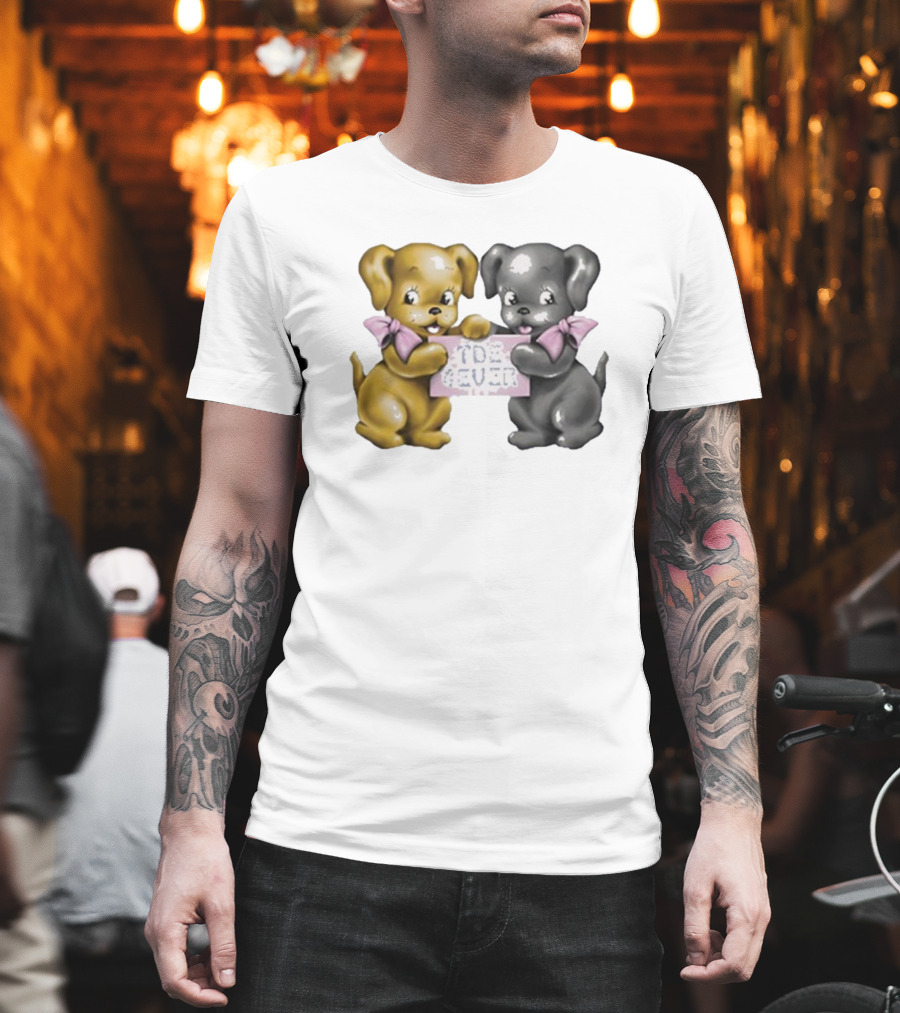 Tde Forever The Driver Era Cute Puppy Duo With Bows T-Shirt
