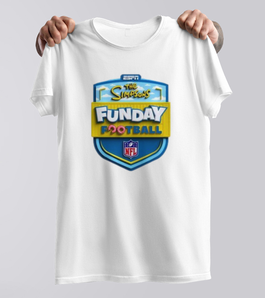 ESPN The Simpsons Funday Football NFL T-Shirt