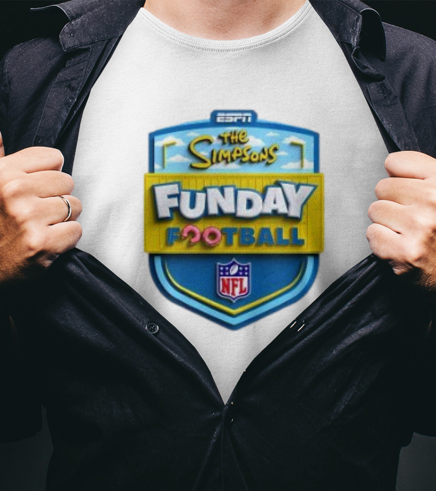 ESPN The Simpsons Funday Football NFL T-Shirt