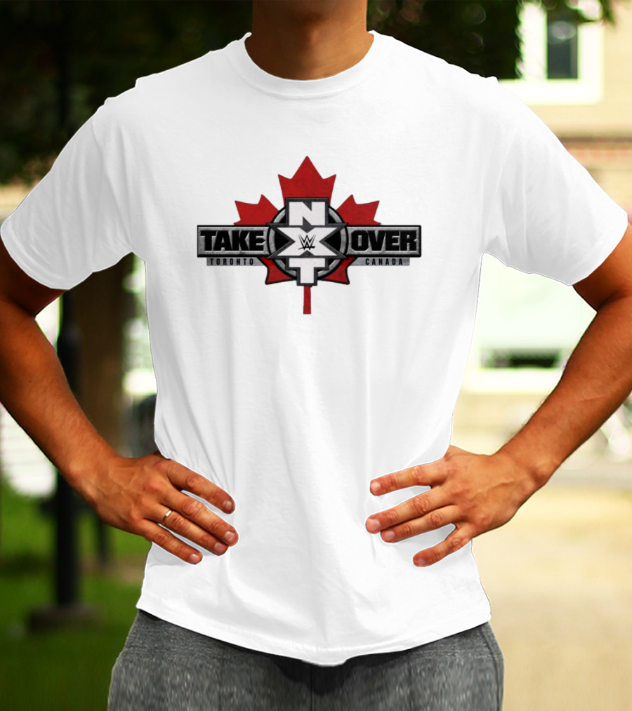 WWE NXT TakeOver Toronto Canada Maple Leaf T-Shirt
