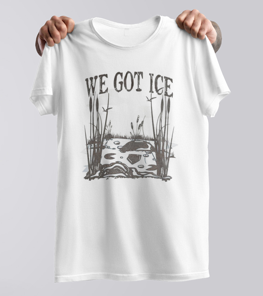 Home Of The Blue Heron We Got Ice Swamp Scene T-Shirt