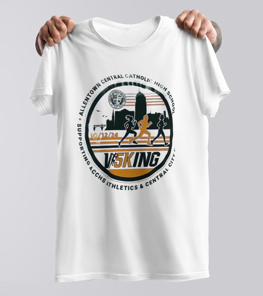 Visking 10/12/24 Allentown Central Catholic High School Supporting ACCHS Athletics And Central City T-Shirt