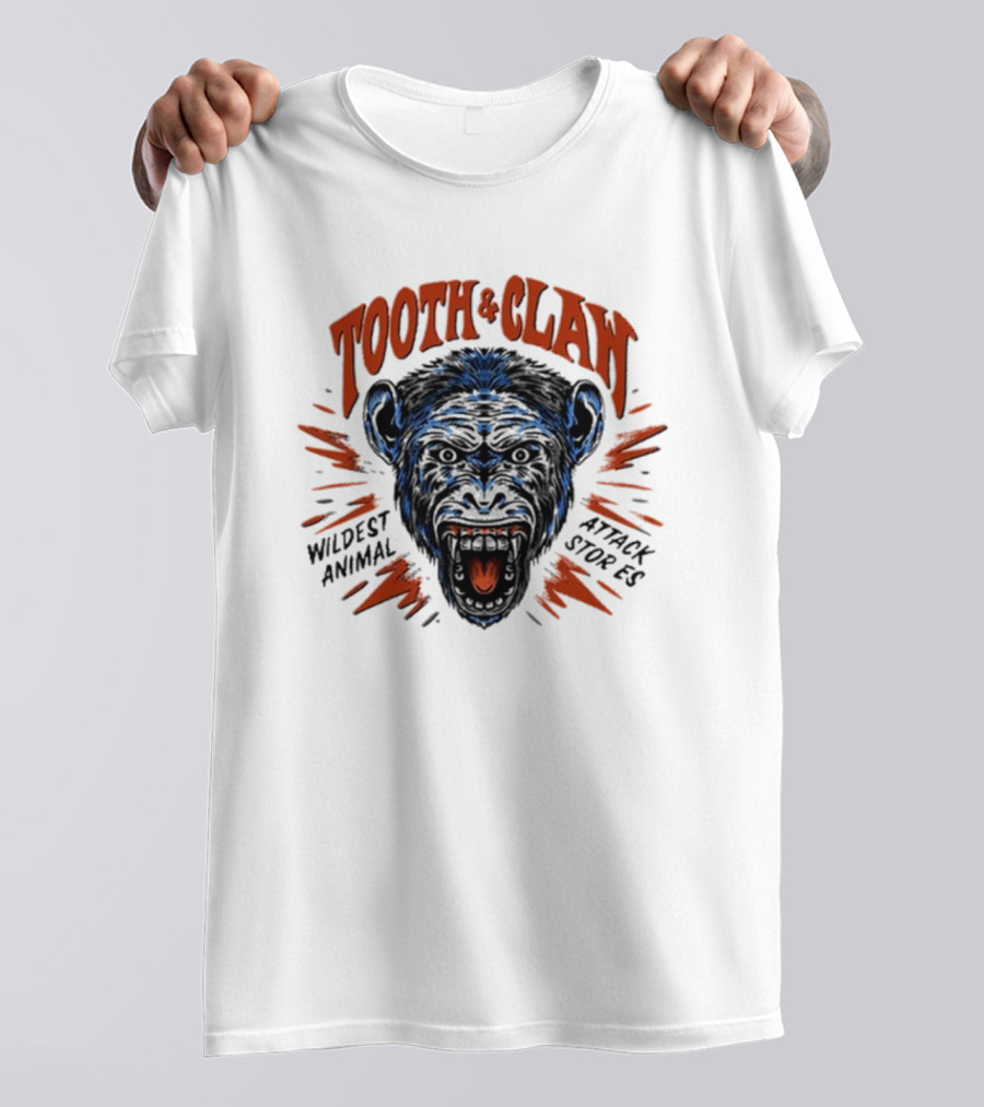 Tooth And Claw Wildest Animal Attack Stories T-Shirt