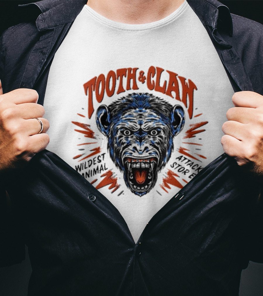 Tooth And Claw Wildest Animal Attack Stories T-Shirt