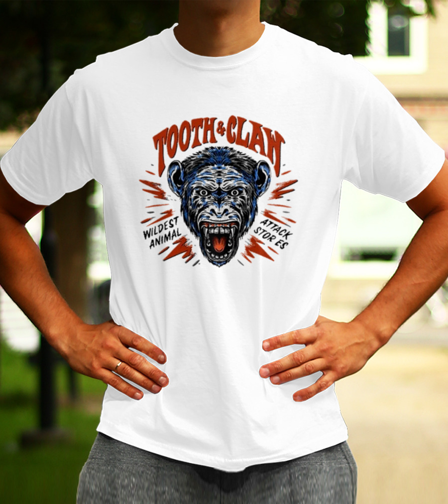 Tooth And Claw Wildest Animal Attack Stories T-Shirt