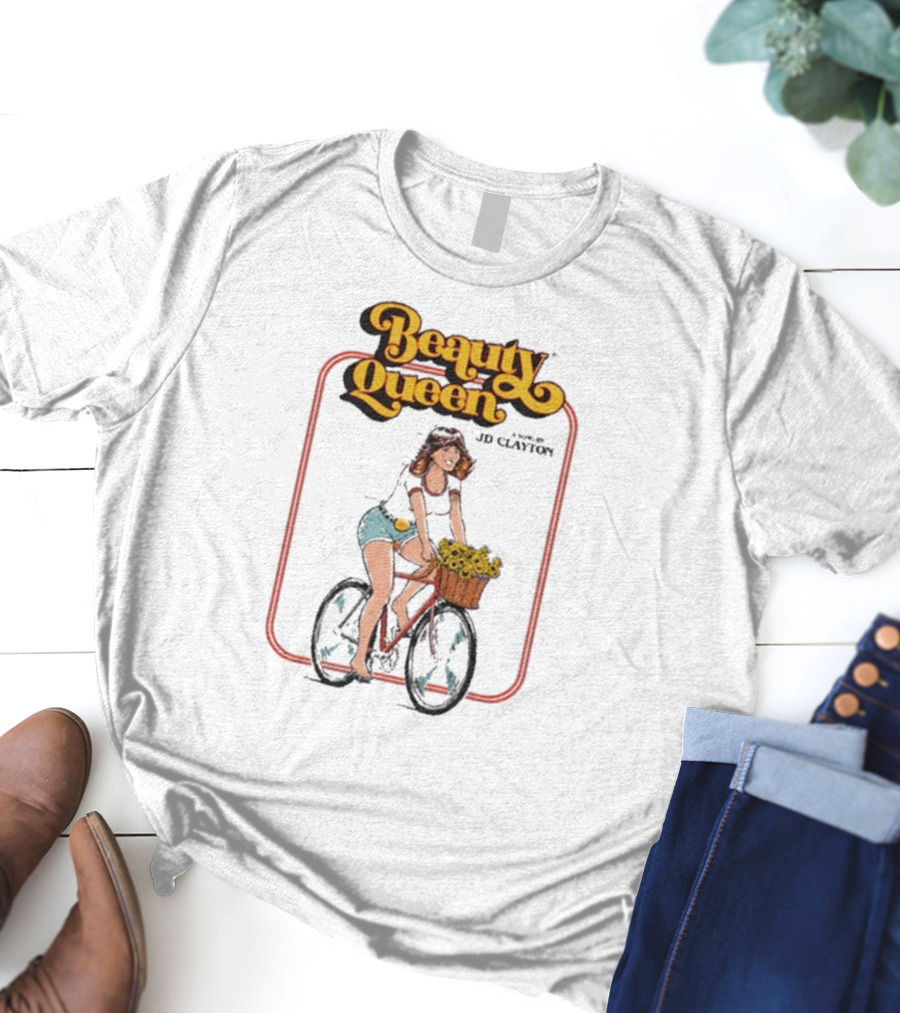 Beauty Queen A Song By JD Clayton Bicycle Sunflowers T-Shirt