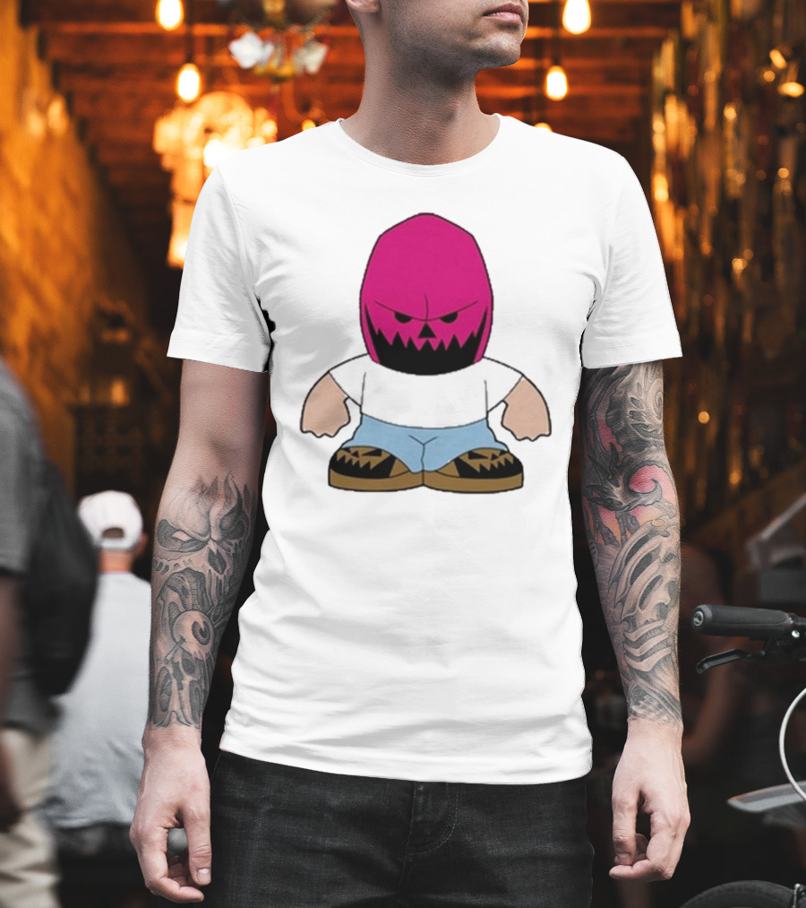 Abbitt 730 Dude Babbitt Revived Pink Mask Character T-Shirt