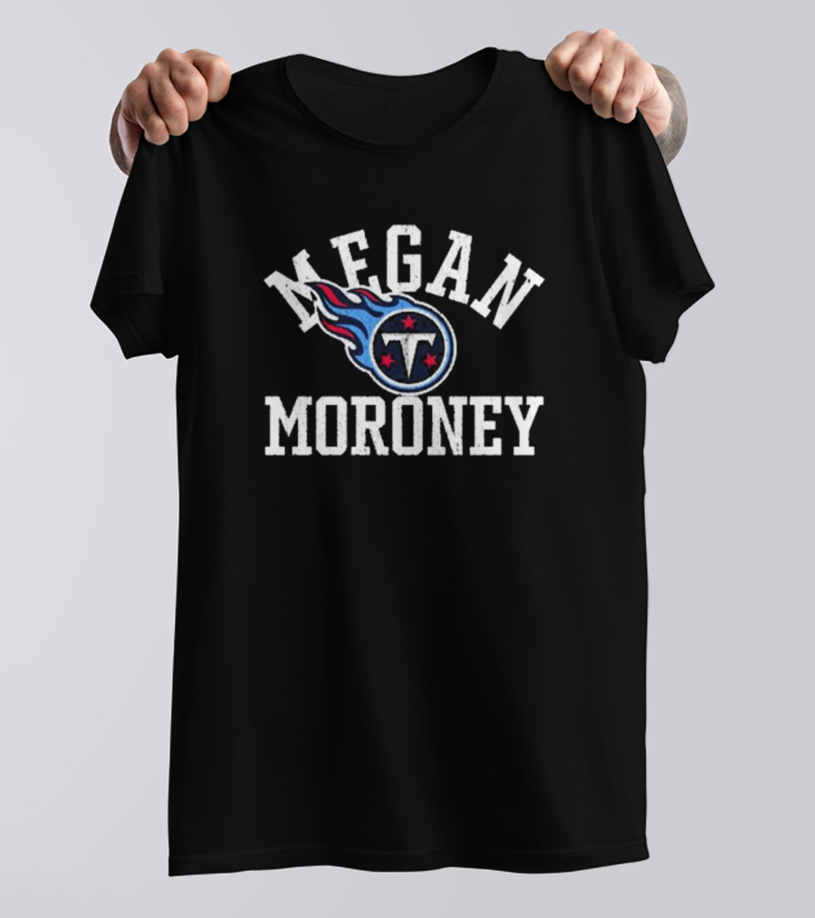 Megan Moroney Tennessee Titans Varsity Block Exclusive T-Shirt