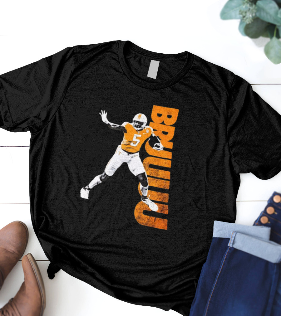 Bruuuu Tennessee Vols 5 Bru Mccoy NCAA Football Iconic T-Shirt
