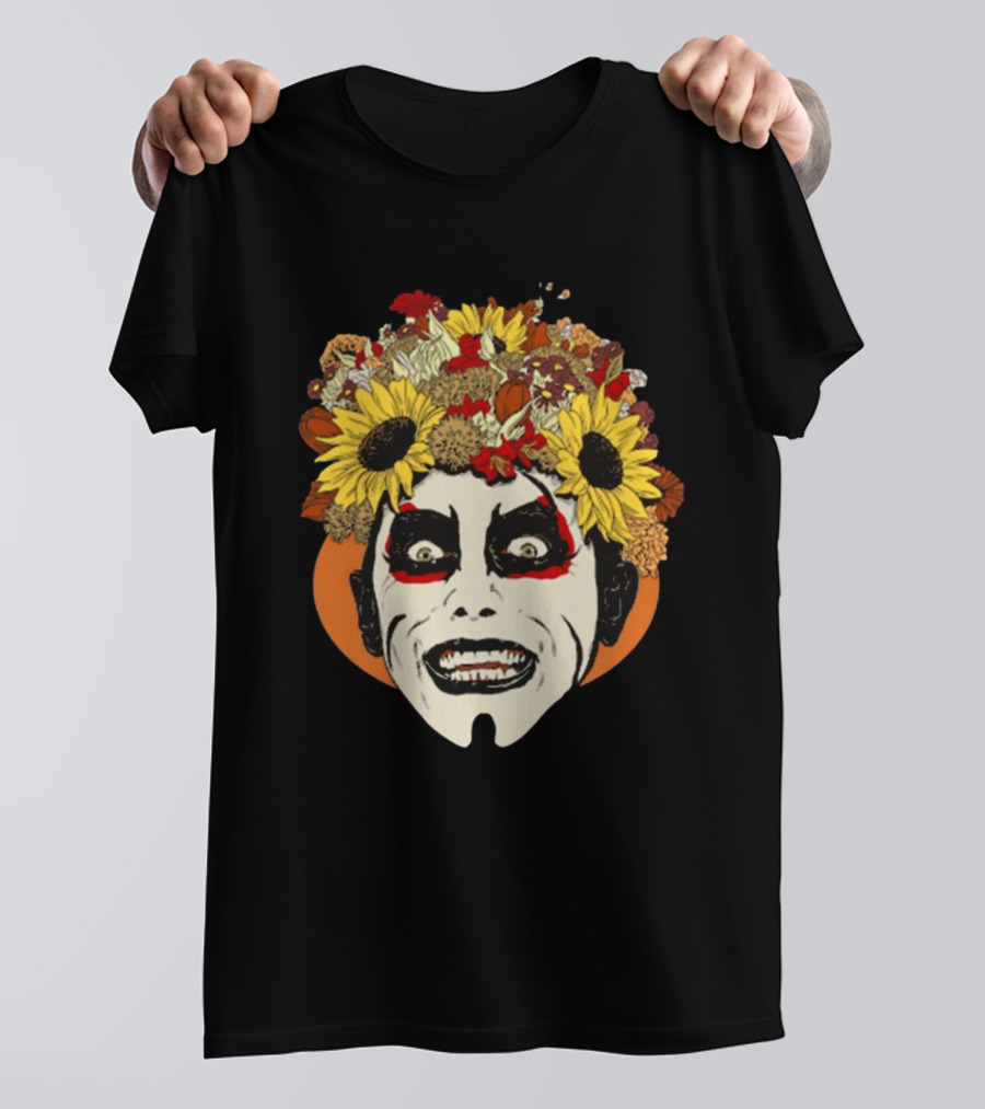 Danhausen Fallhausen Sunflower Face Paint WWE Wrestling T-Shirt