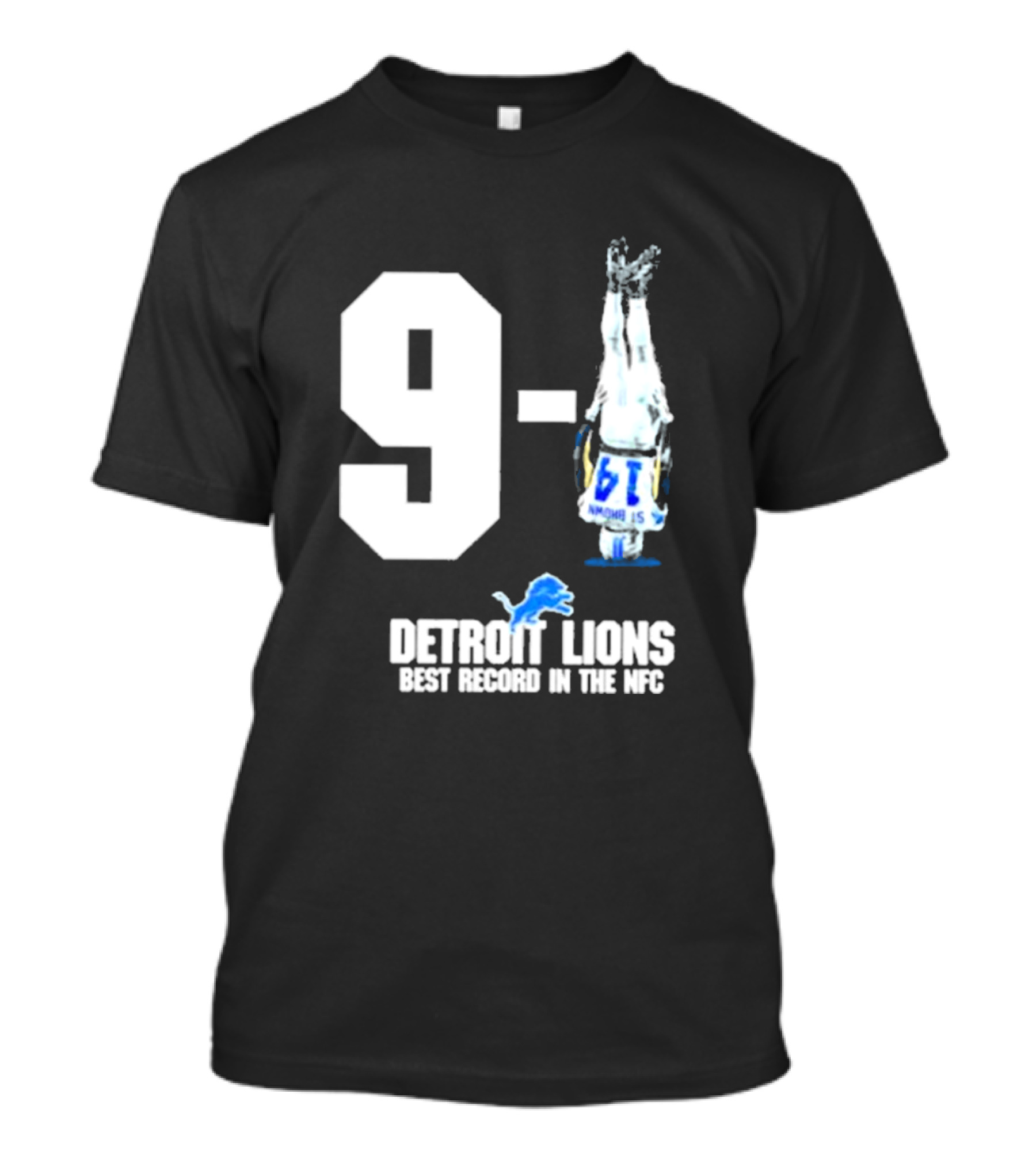 Onepride 9 1 Detroit Lions Best Record In The NFC T-Shirt