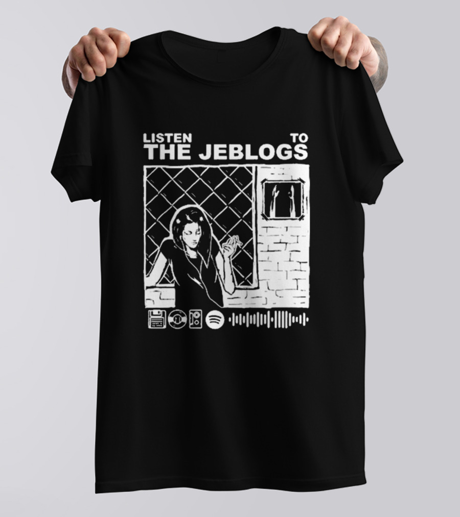 Listen To The Jeblogs Music Streaming Icons T-Shirt