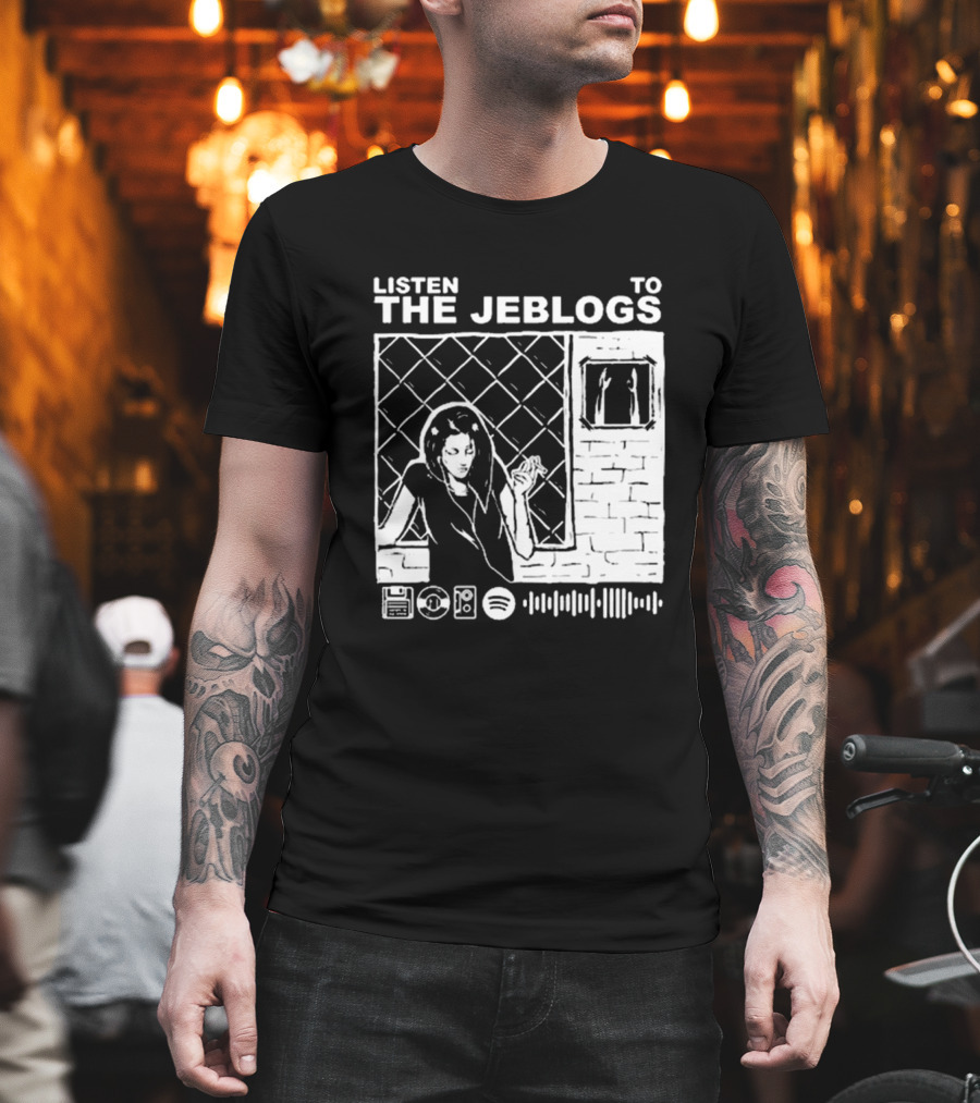 Listen To The Jeblogs Music Streaming Icons T-Shirt