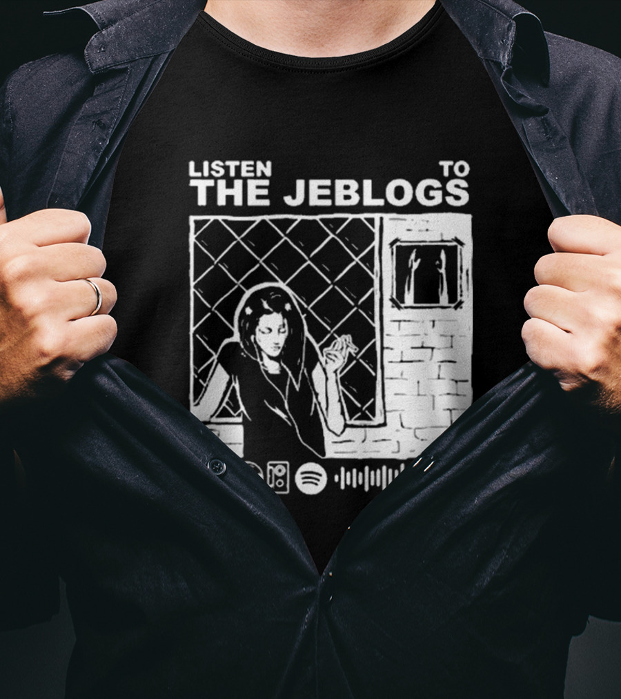 Listen To The Jeblogs Music Streaming Icons T-Shirt