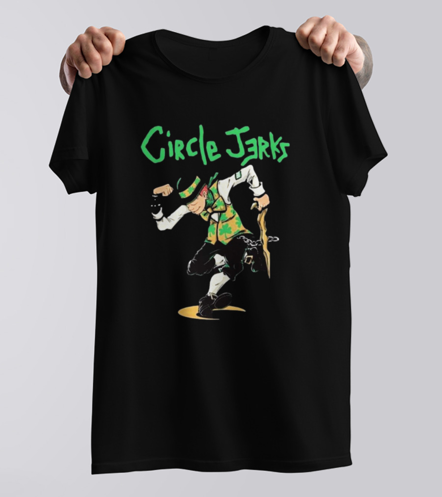Circle Jerks Band Boston 24 Dance Leprechaun T-Shirt