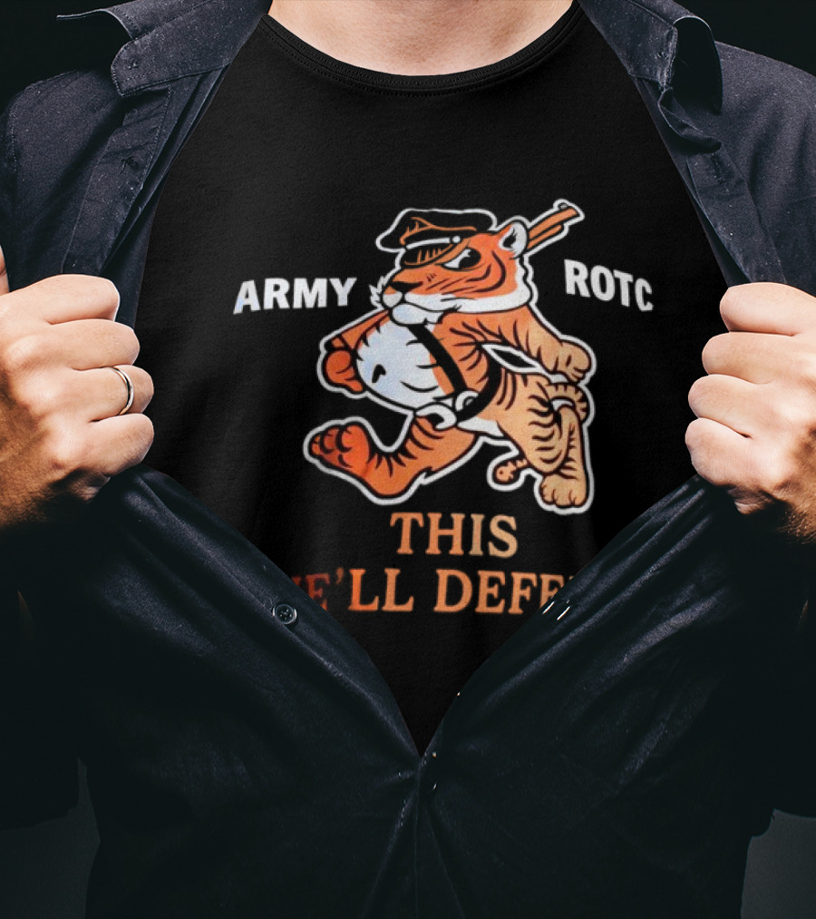 Clemson Tigers Army ROTC Mascot This We’ll Defend T-Shirt