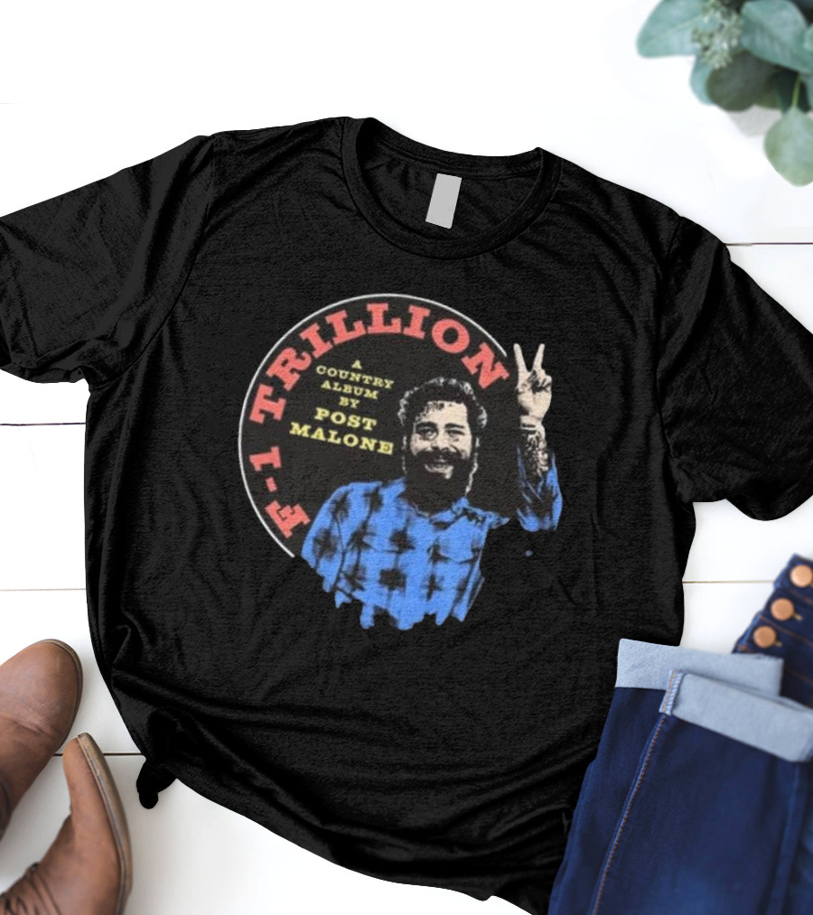 F-1 Trillion A Country Album By Post Malone Peace T-Shirt