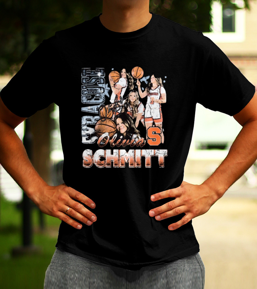 Olivia Schmitt Syracuse Basketball Signature 90s T-Shirt