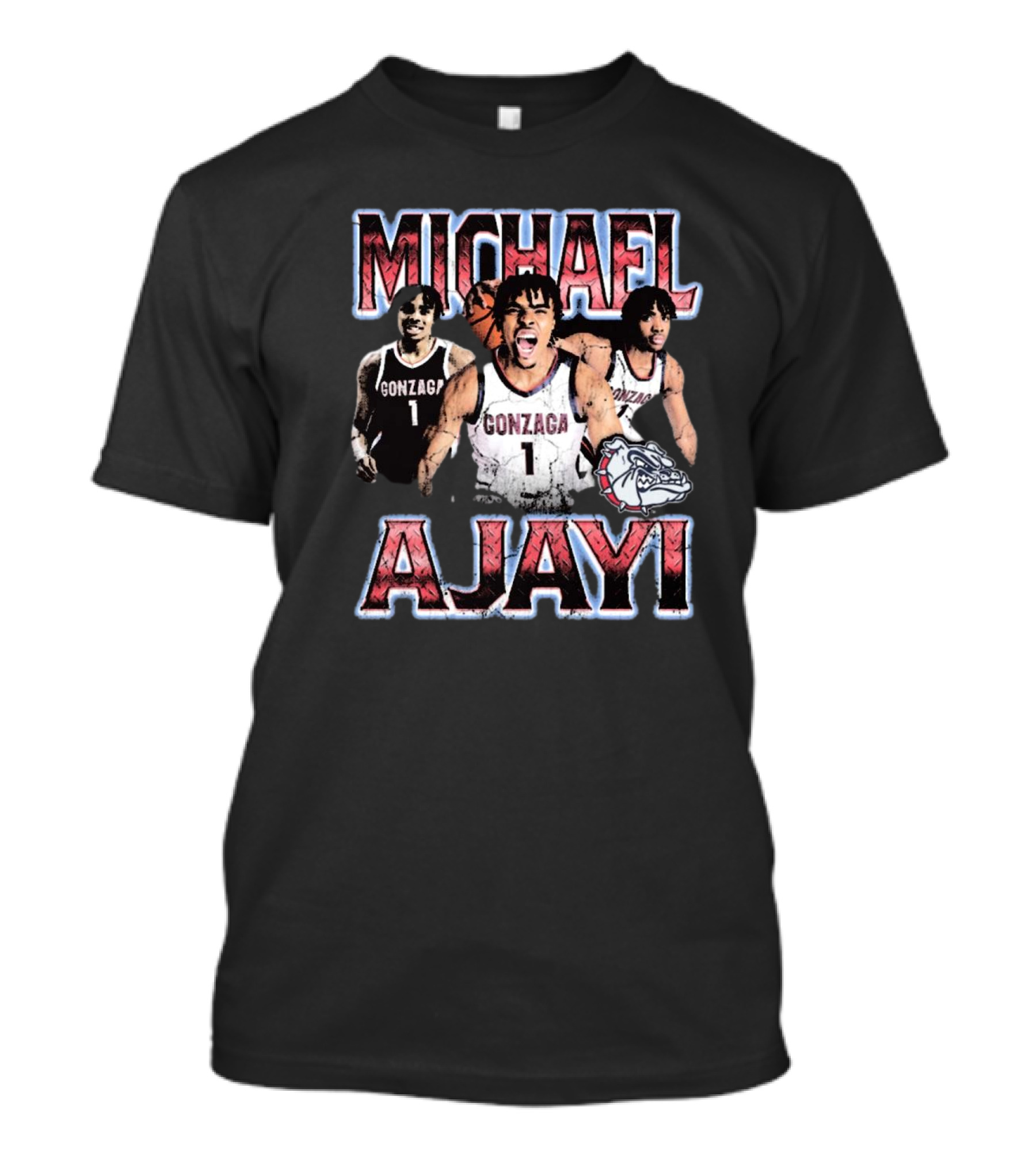 Michael Ajayi Gonzaga Bulldogs Basketball 90s T-Shirt