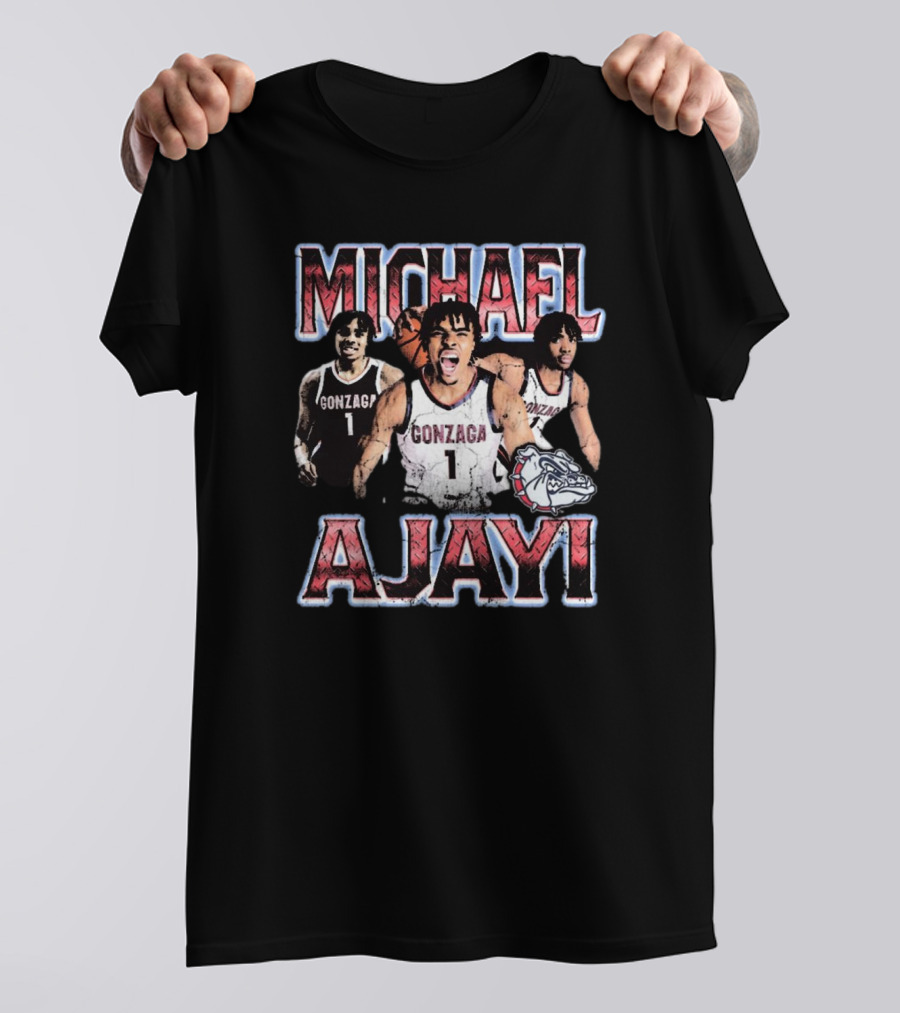 Michael Ajayi Gonzaga Bulldogs Basketball 90s T-Shirt