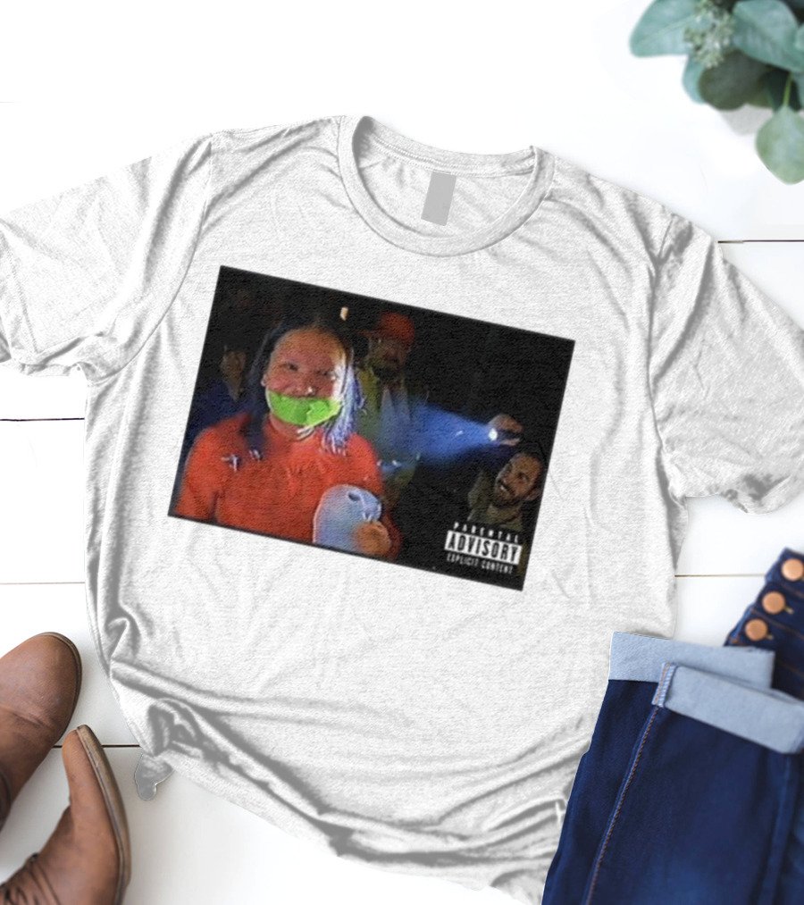 Trishabriellee Fishtank Parental Advisory Explicit Content T-Shirt