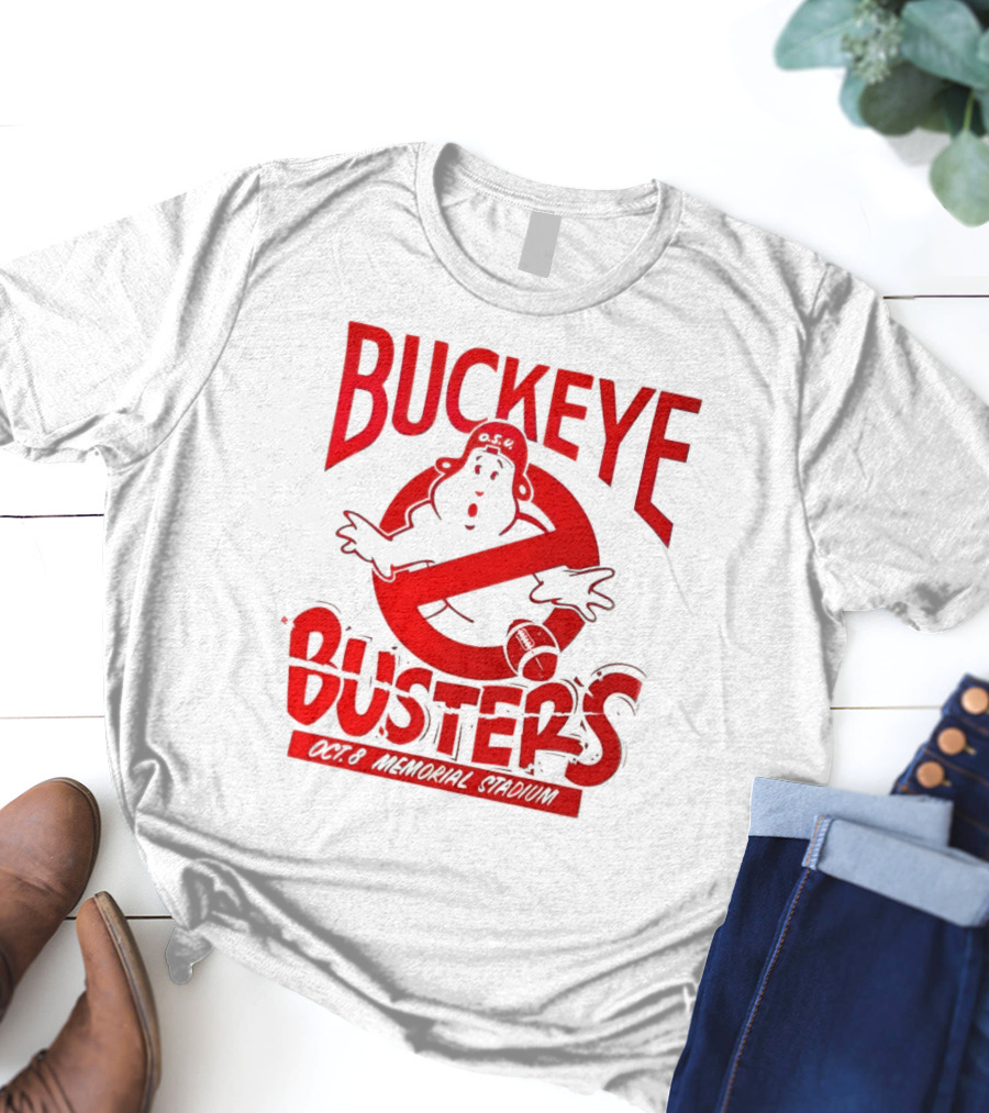 Buckeye Busters Oct 8 Memorial Stadium Indiana Hoosiers OSU T-Shirt