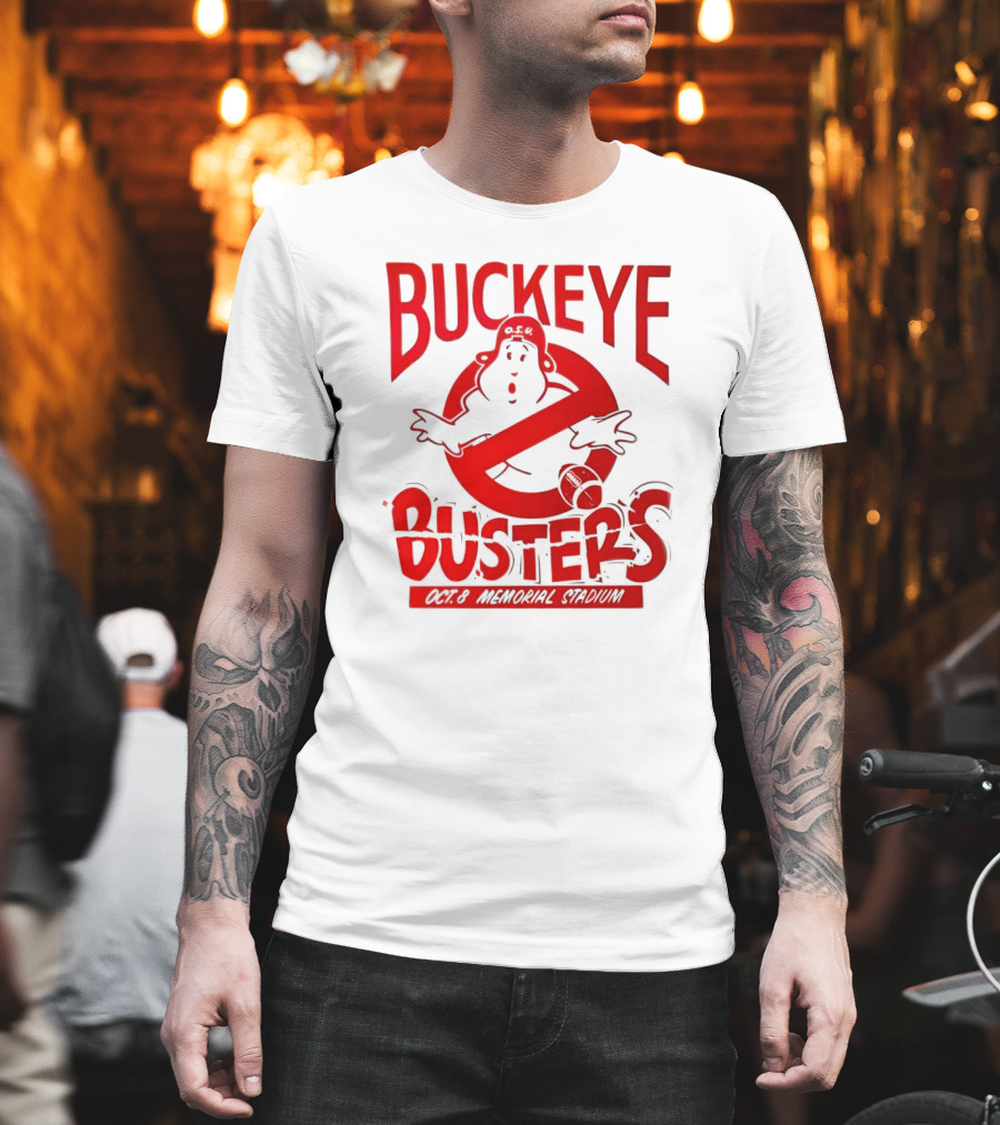Buckeye Busters Oct 8 Memorial Stadium Indiana Hoosiers OSU T-Shirt