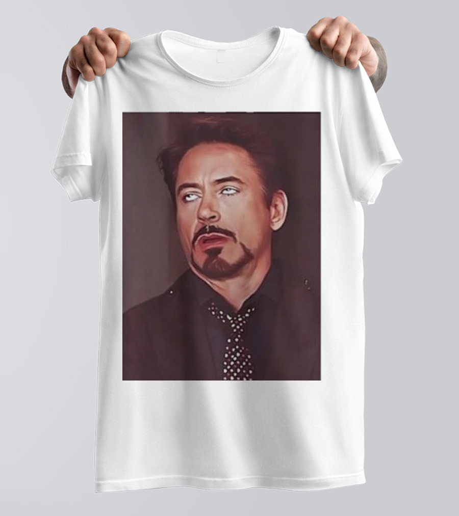 The RDJ Eye Roll Meme Face T-Shirt