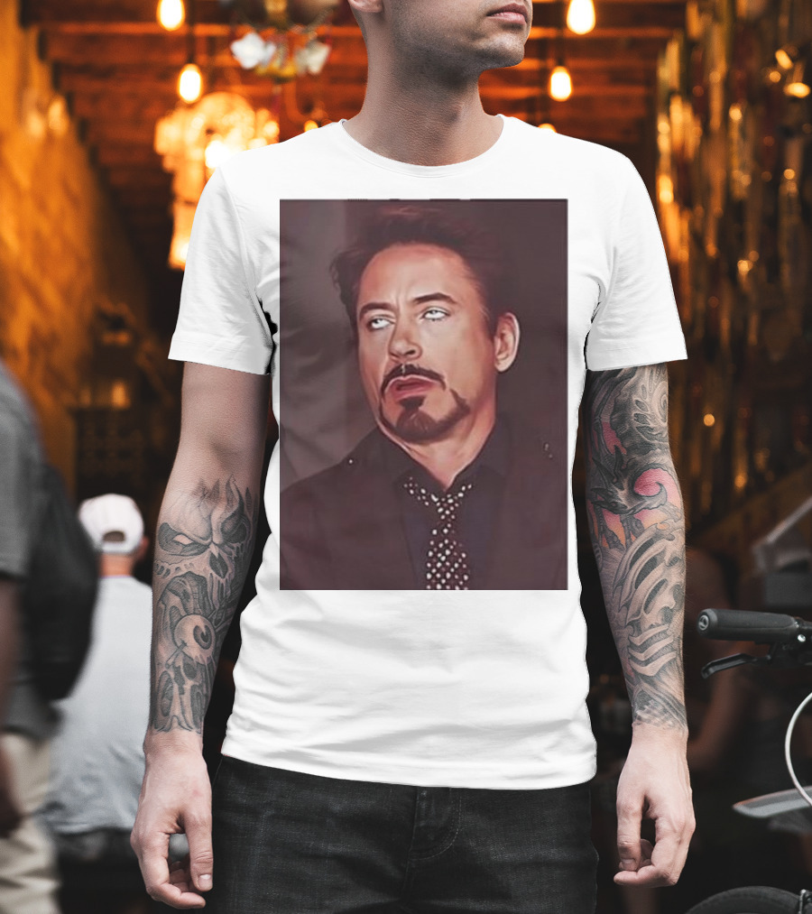 The RDJ Eye Roll Meme Face T-Shirt