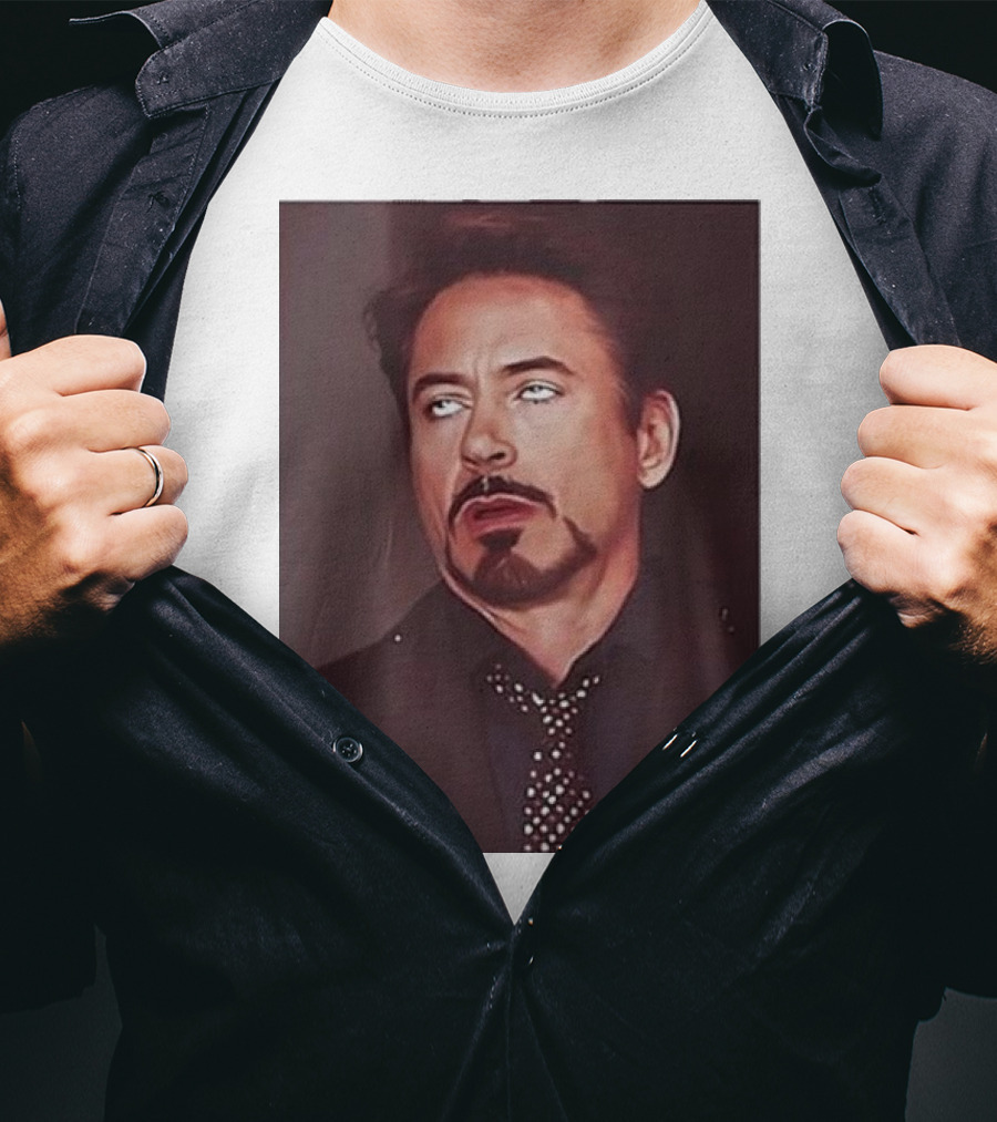 The RDJ Eye Roll Meme Face T-Shirt