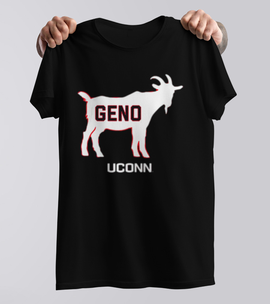 UConn Huskies Geno Basketball GOAT T-Shirt