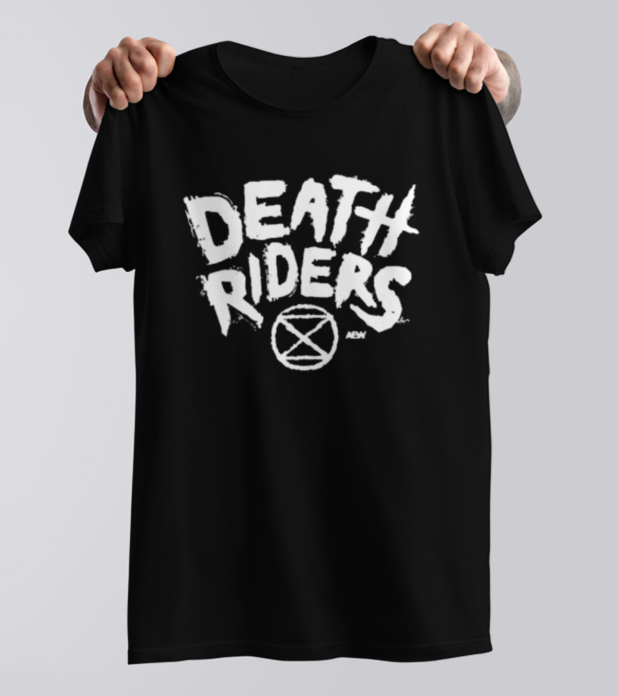 Death Riders AEW Crossed Circle T-Shirt