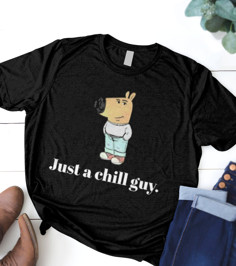 Just A Chill Guy Krone Relaxed Character T-Shirt
