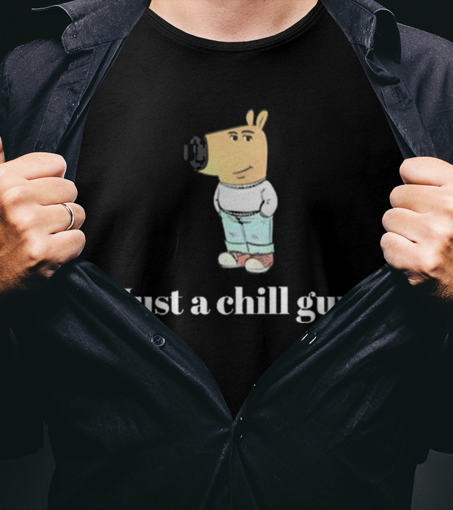 Just A Chill Guy Krone Relaxed Character T-Shirt