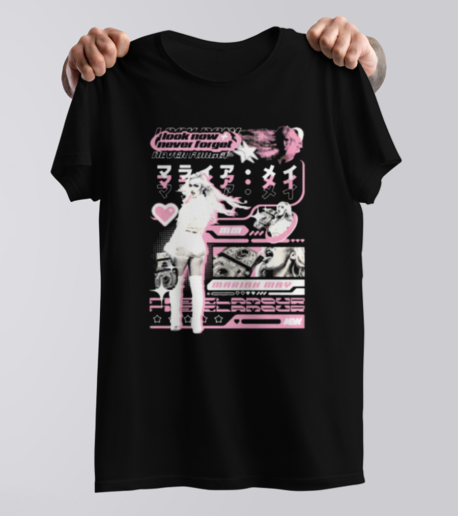 Mariah May Look Now Never Forget AEW MM T-Shirt