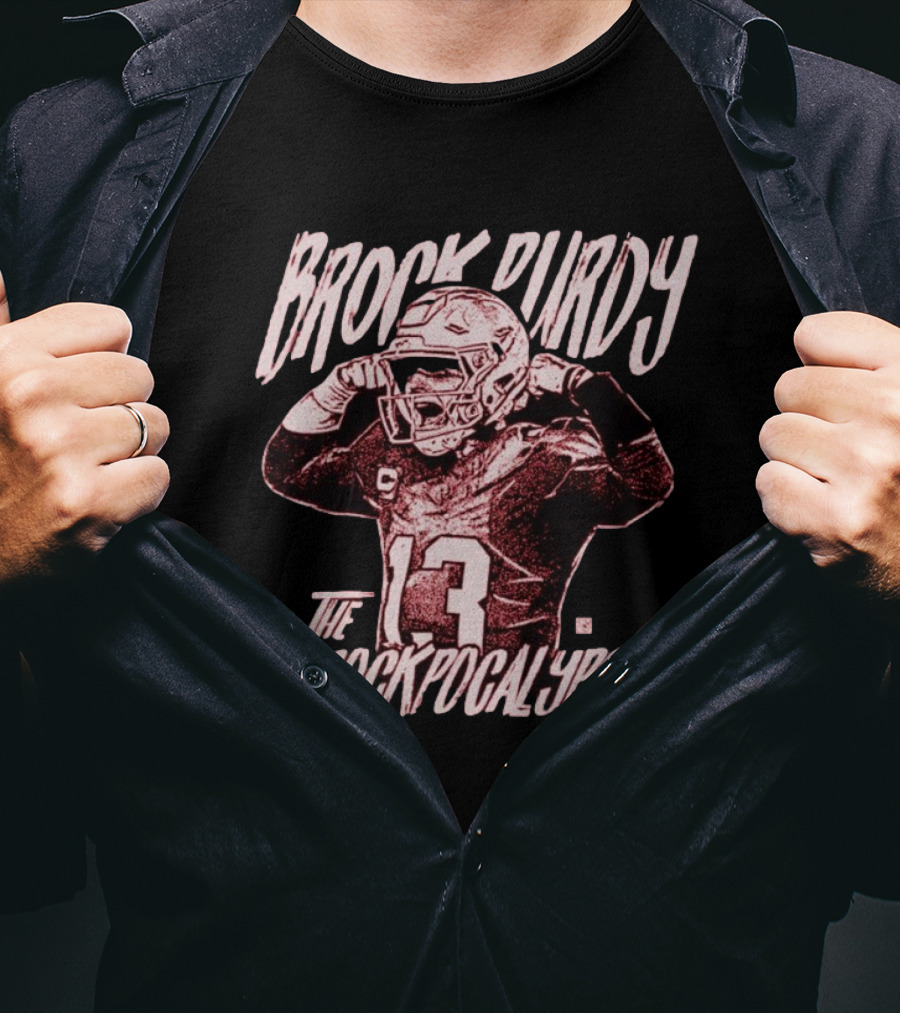 Brock Purdy #13 The Brockpocalypse San Francisco Vintage Painting T-Shirt