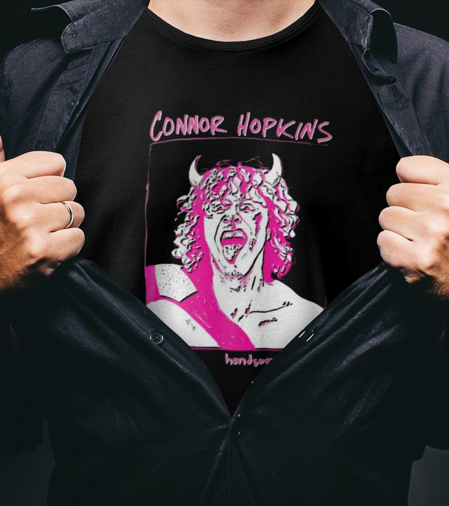 Connor Hopkins Handsome Devil Pink Horned T-Shirt