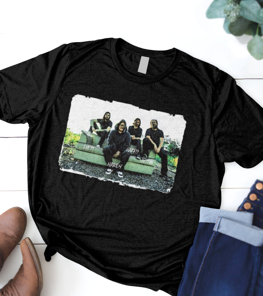 Rhett Hardy Harry Justin Band Photo T-Shirt